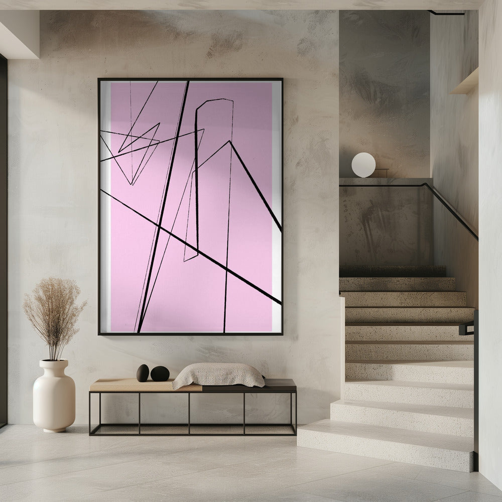 Angular Lines No 10 Poster